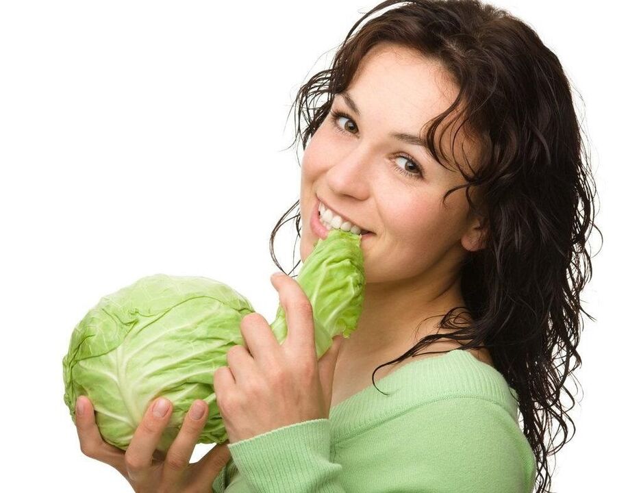 girl who eats cabbage for breast augmentation