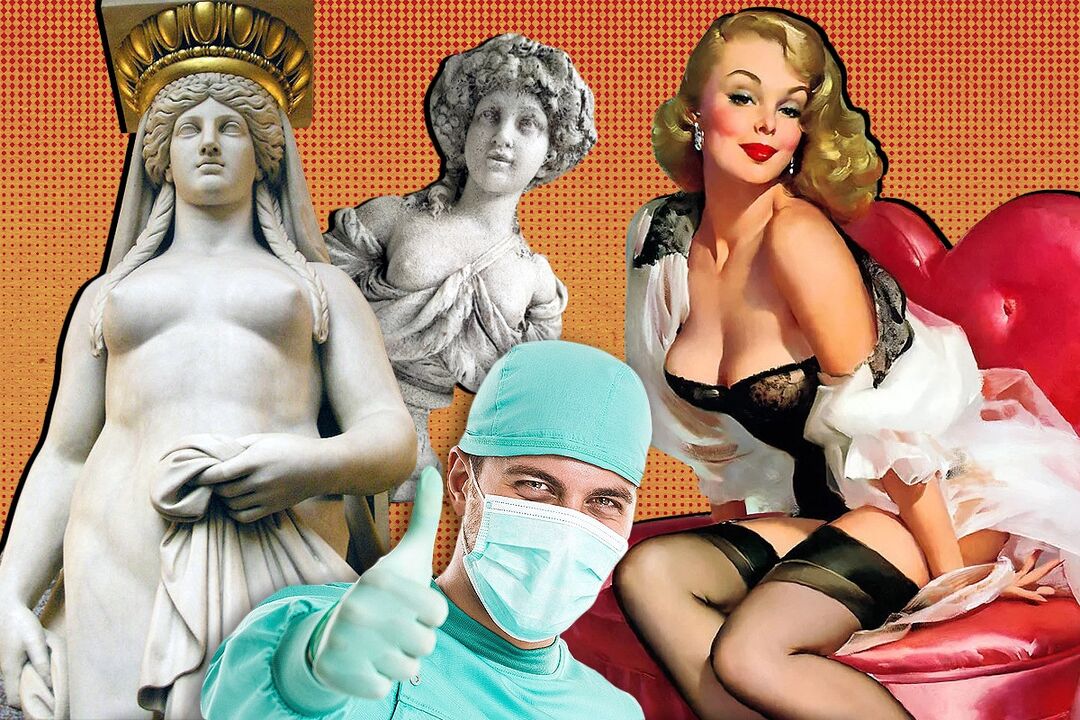 Symbols of a doctor and beauty
